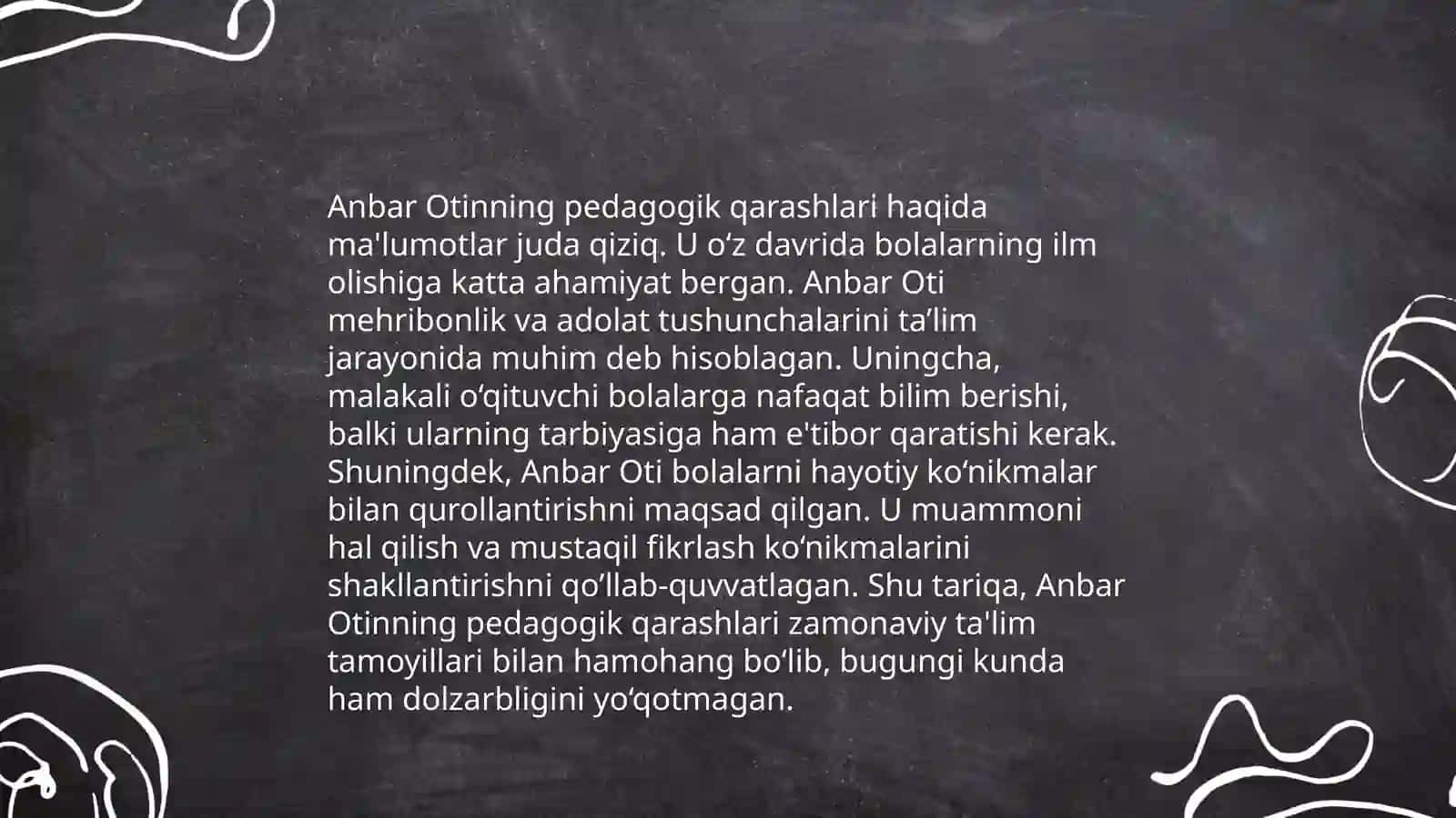 Anbar Otinning pedagogik fikrlari 4