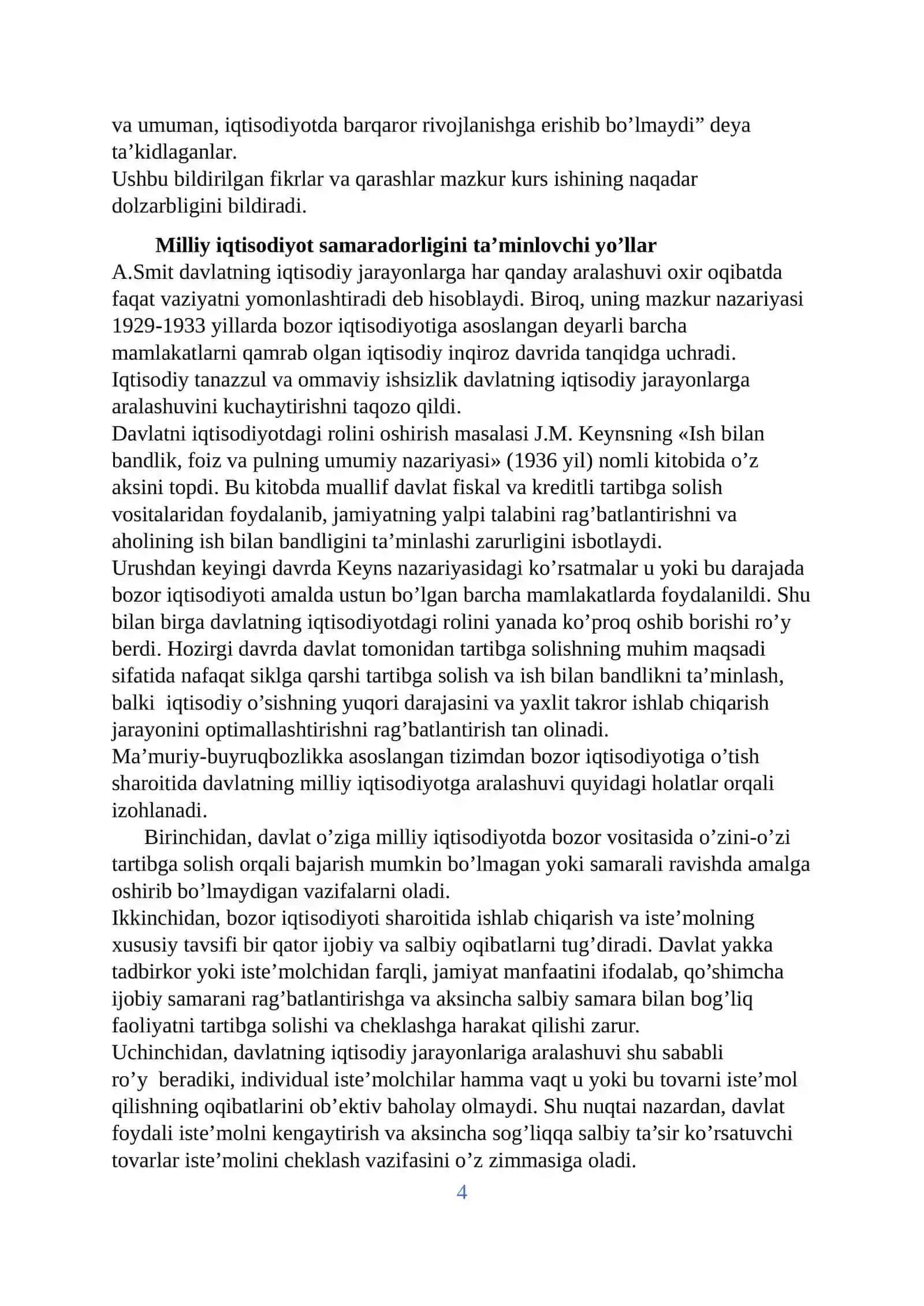 Mikro iqtisodiyot 4