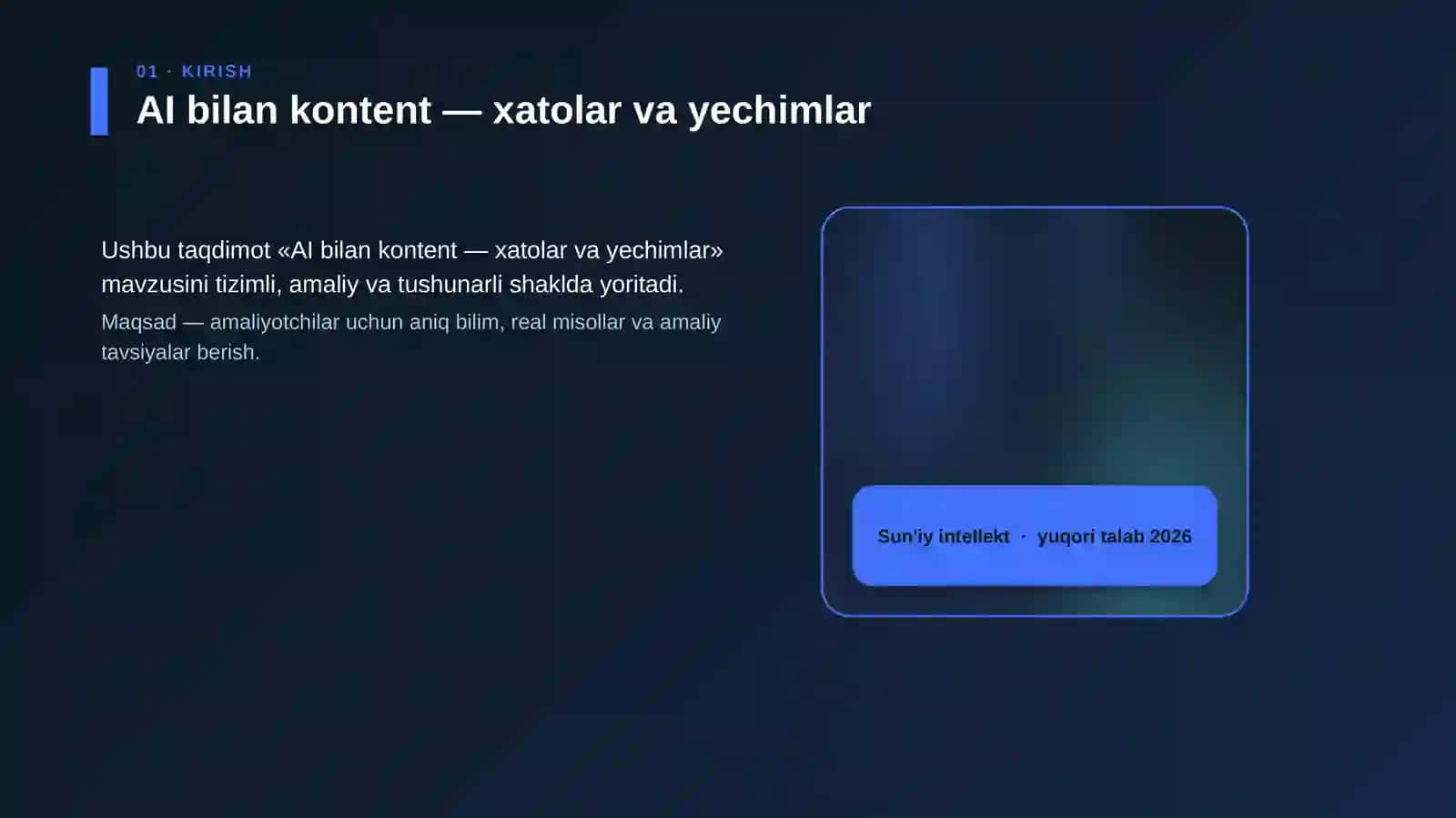 AI bilan kontent — xatolar va yechimlar 4