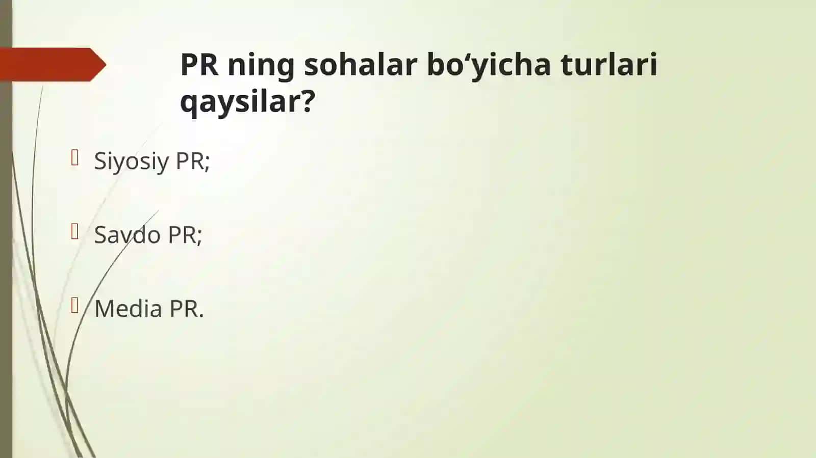 PR tadqiqotlari va texnologiyalari 4