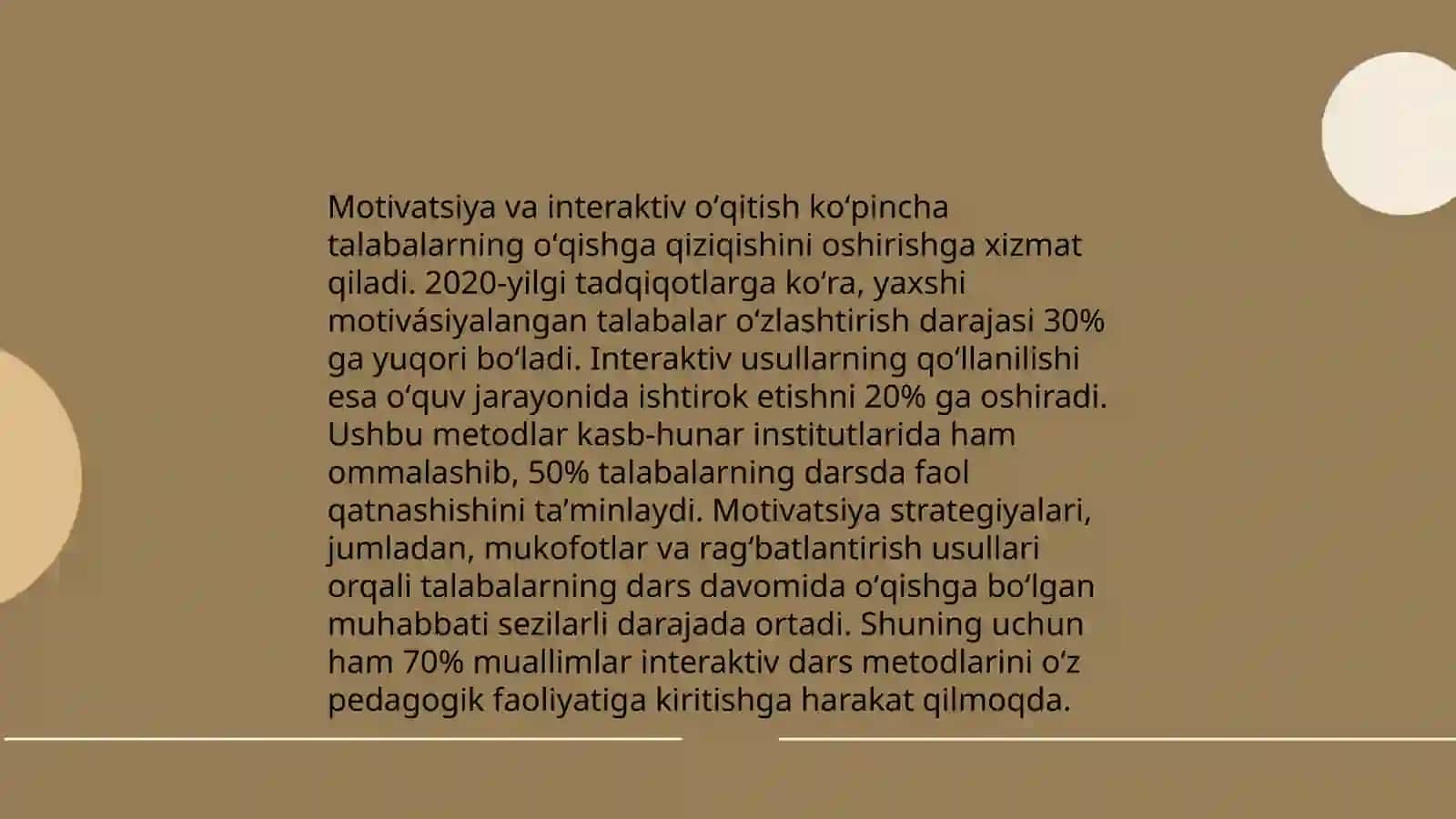 Interaktiv oʻqitishning psixologik asoslari 4