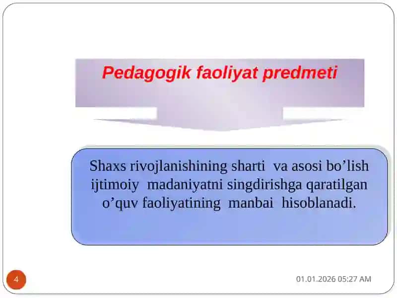 Pedagogik faoliyatning psixologik asoslari 4