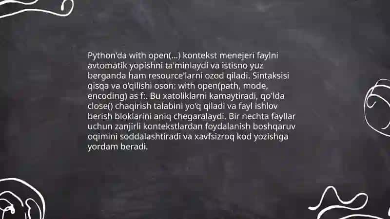 Python dasturlash tili 4