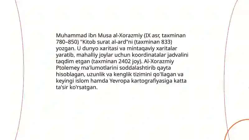 O'rta Osiyo olimlarining kartografik tadqiqotlari 4