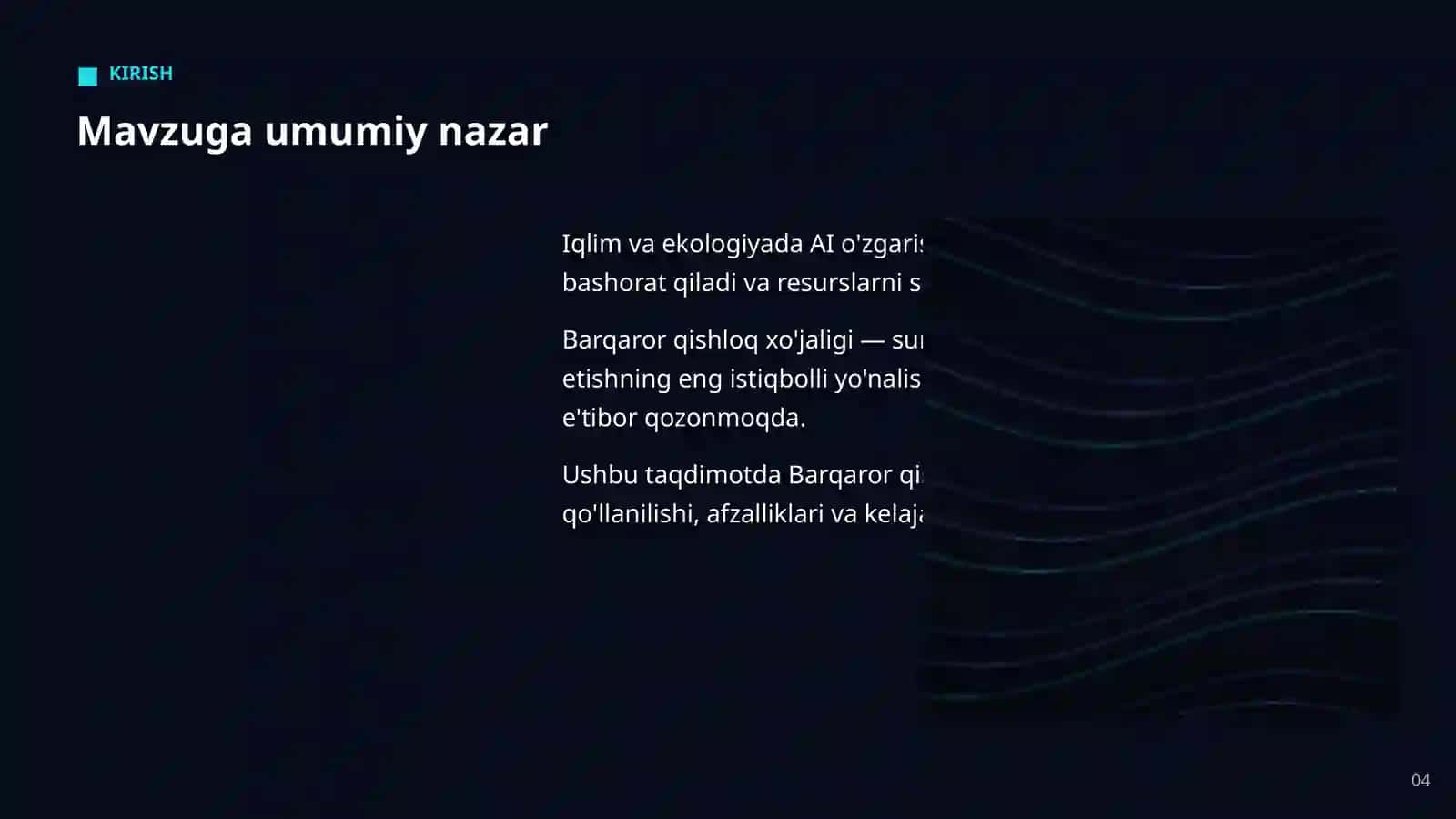 AI IQLIM VA EKOLOGIYADA 4