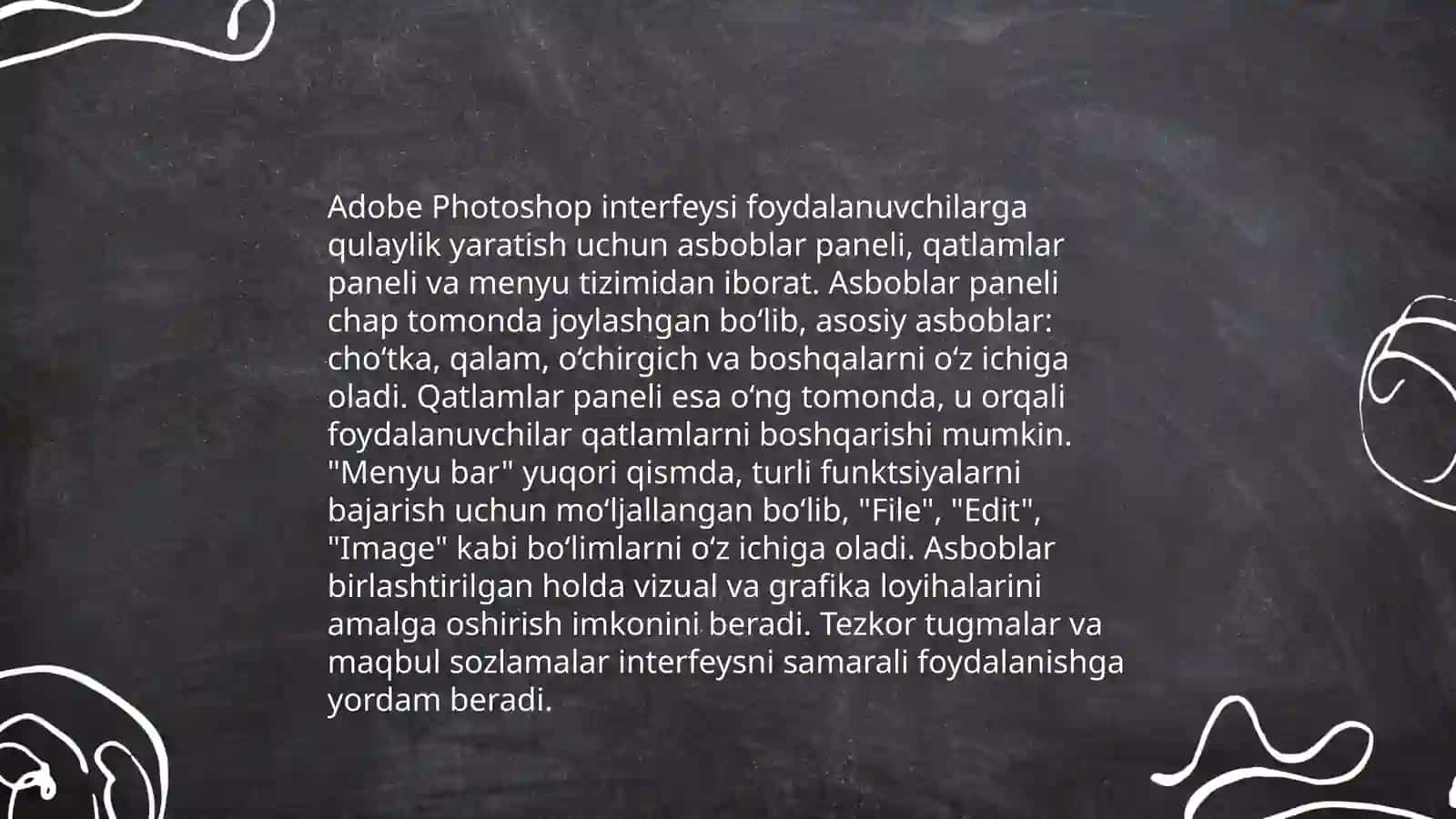 Tasvirlarga ishlov berish asoslari 4