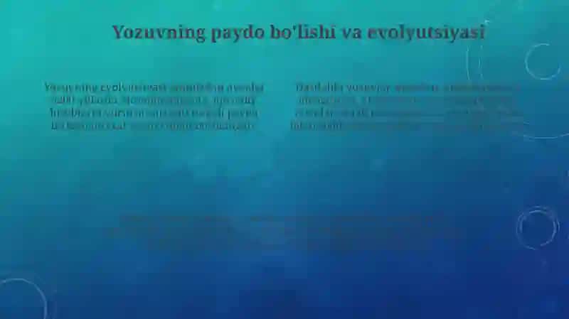 Yozuv va uning rivojlanish bosqichlari 4