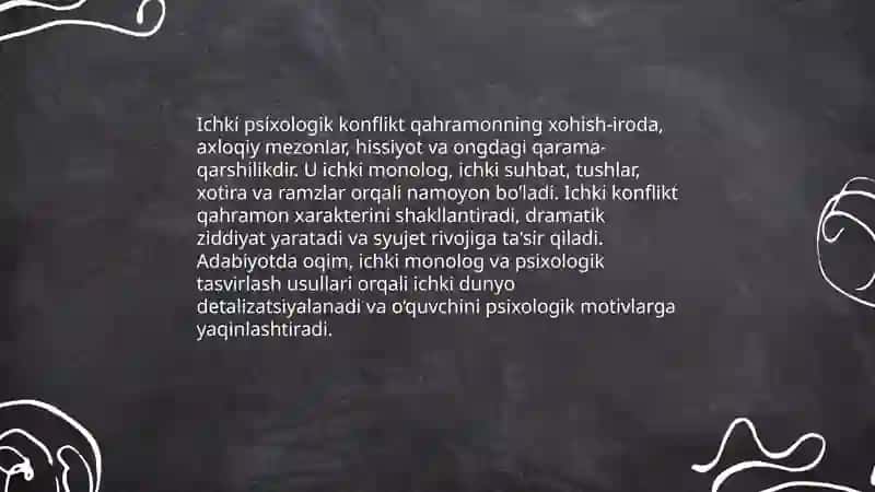 Badiiy asarda konflikt 4