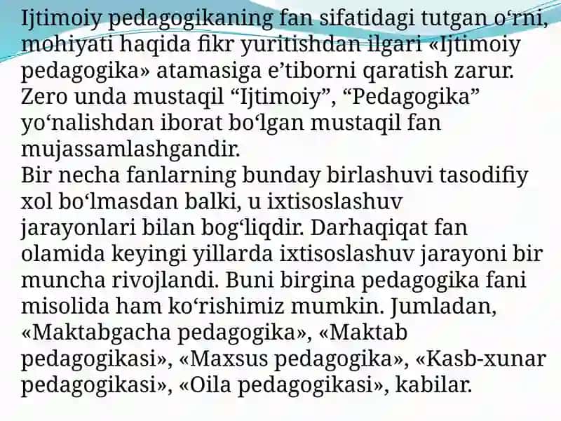 Ijtimoiy Pedagogika Fan 4