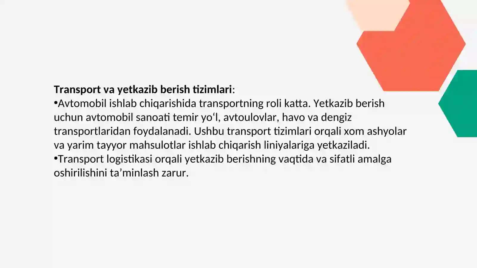 Avtomobil ishlab chiqarish logistikasi 4