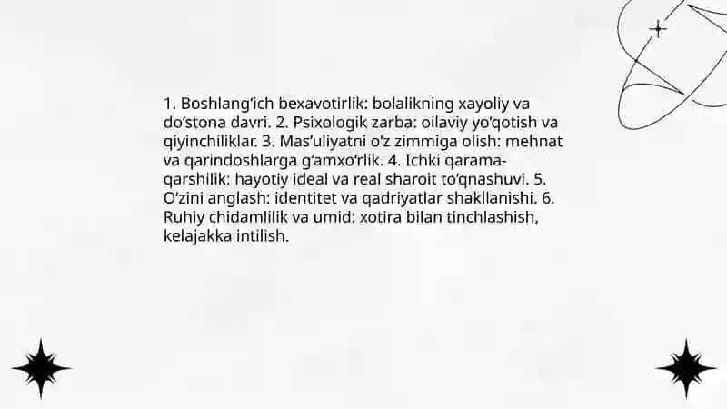 Tohir Malikning "Alvido bolalik" asari 4