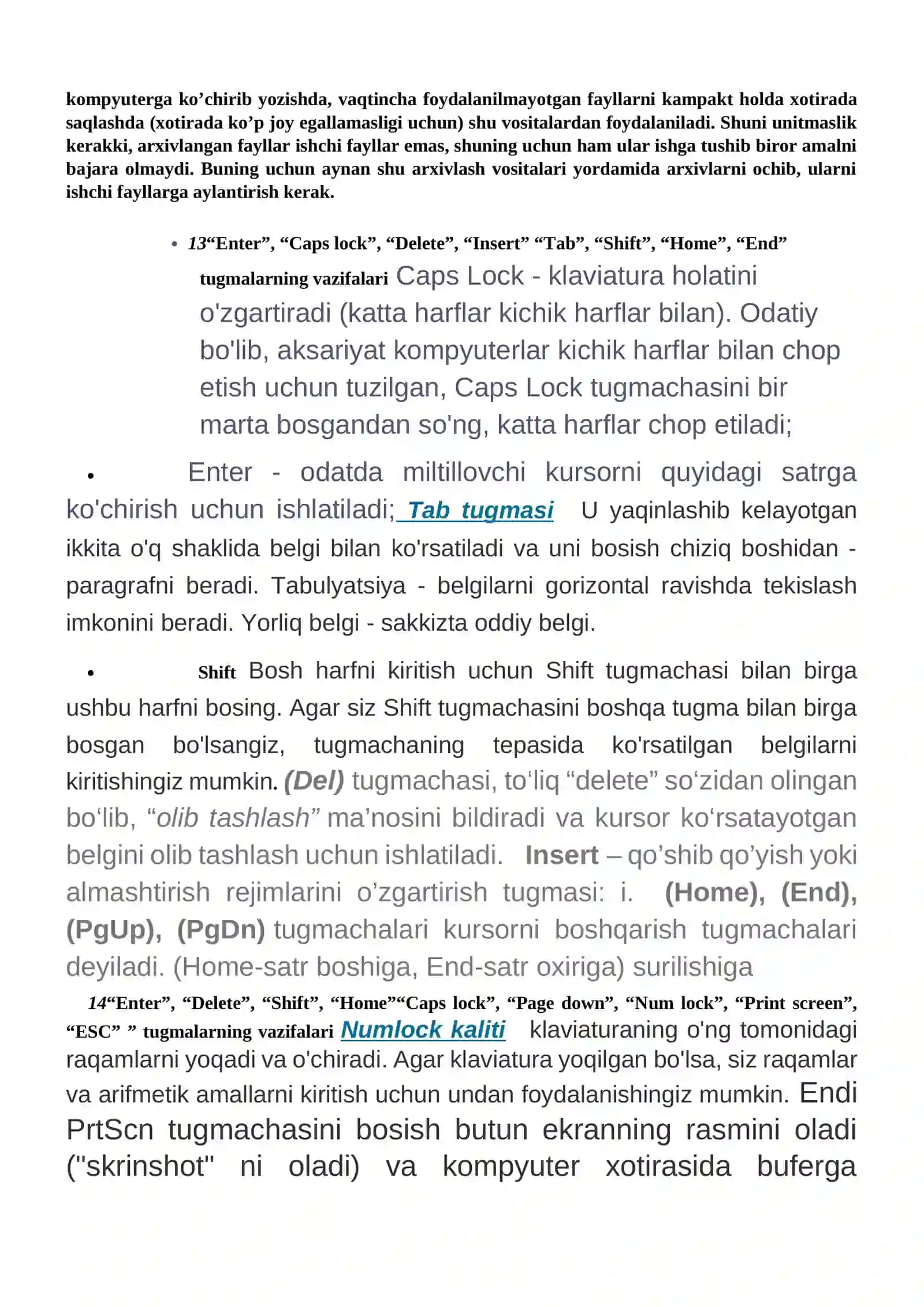 Axborot texnologiya savollarga javoblar 4