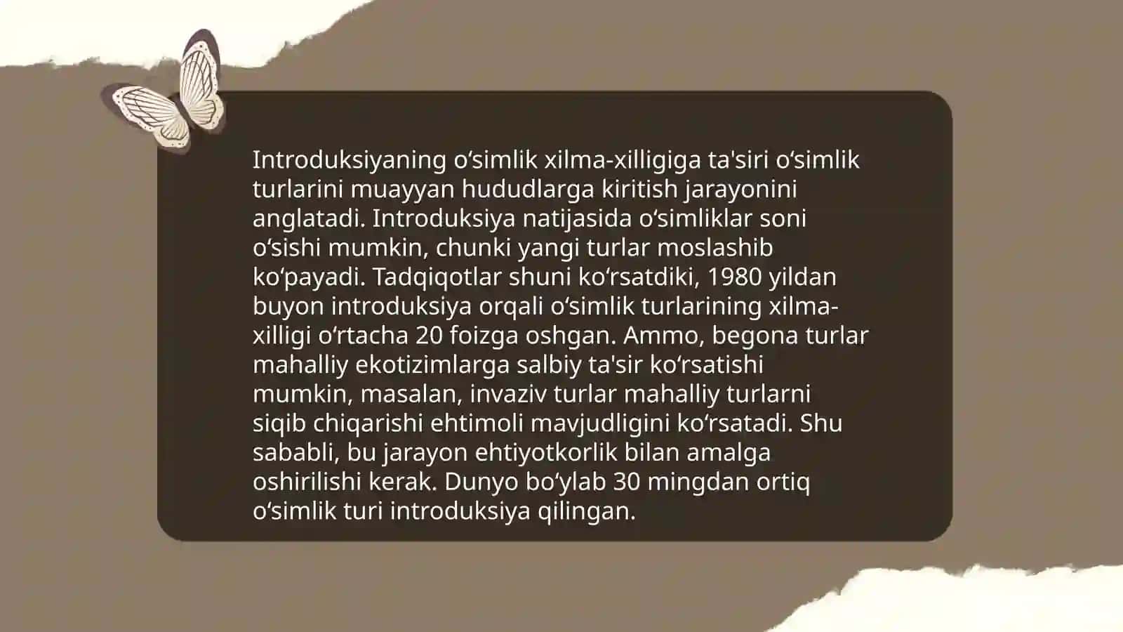 O‘simliklar introduksiyasi 4