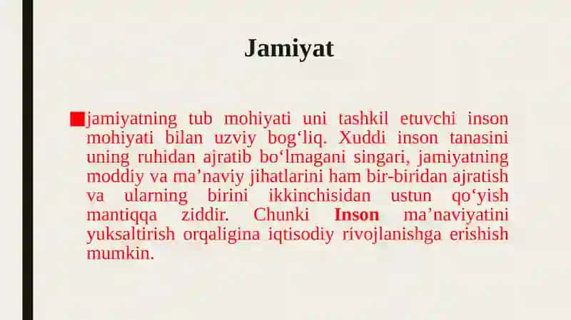 Jamiyat falsafasi 4