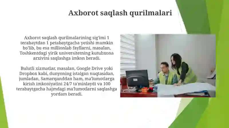 Axborotning olchov birliklari bn ishlash 4