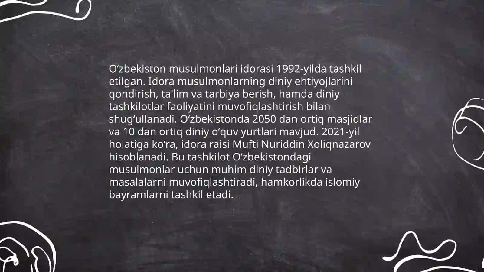 Oʻzbekistonda faoliyat yurituvchi diniy tashkilotlar 4