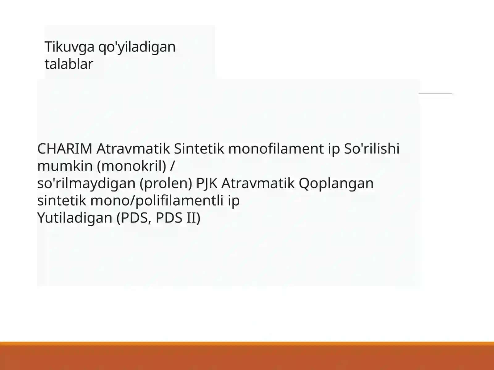 Yuz sohasida o'tkaziladigan operatsiyalar 4
