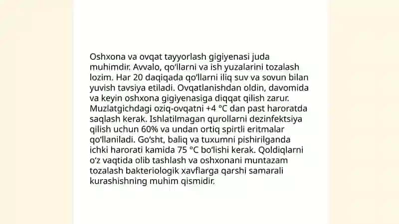 Dorixonada sanitariya qoidalari 4