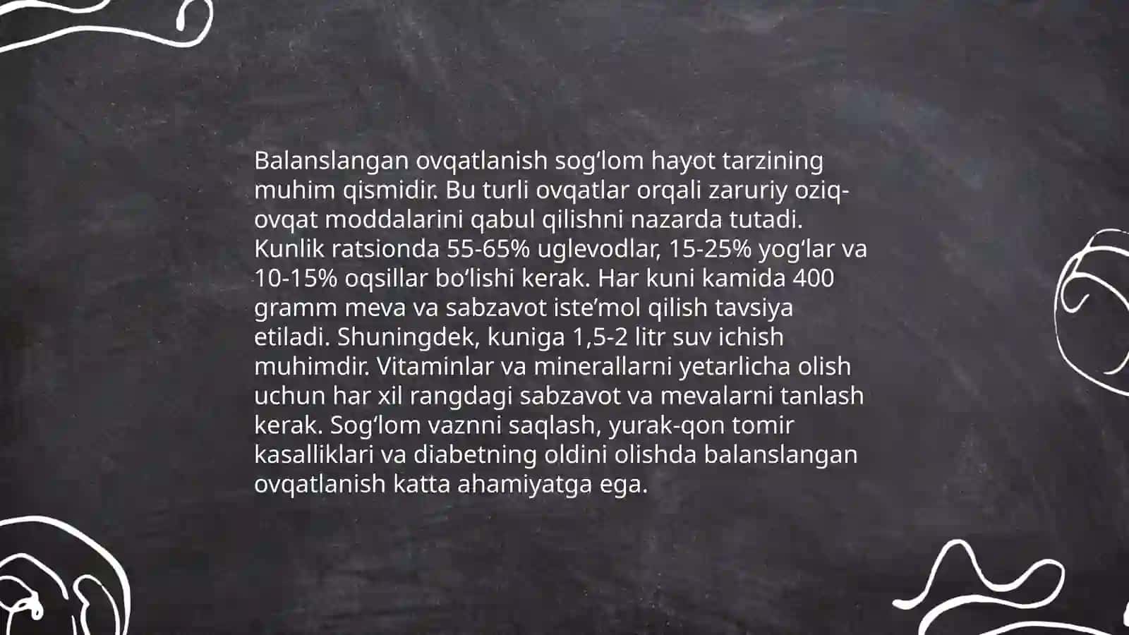 Bolalarni shifoxona sharoitida ovqatlantirish 4