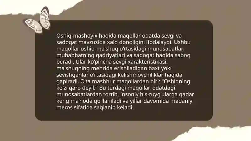 Xalq maqollari, topishmoq va chaldirmoq janri 4