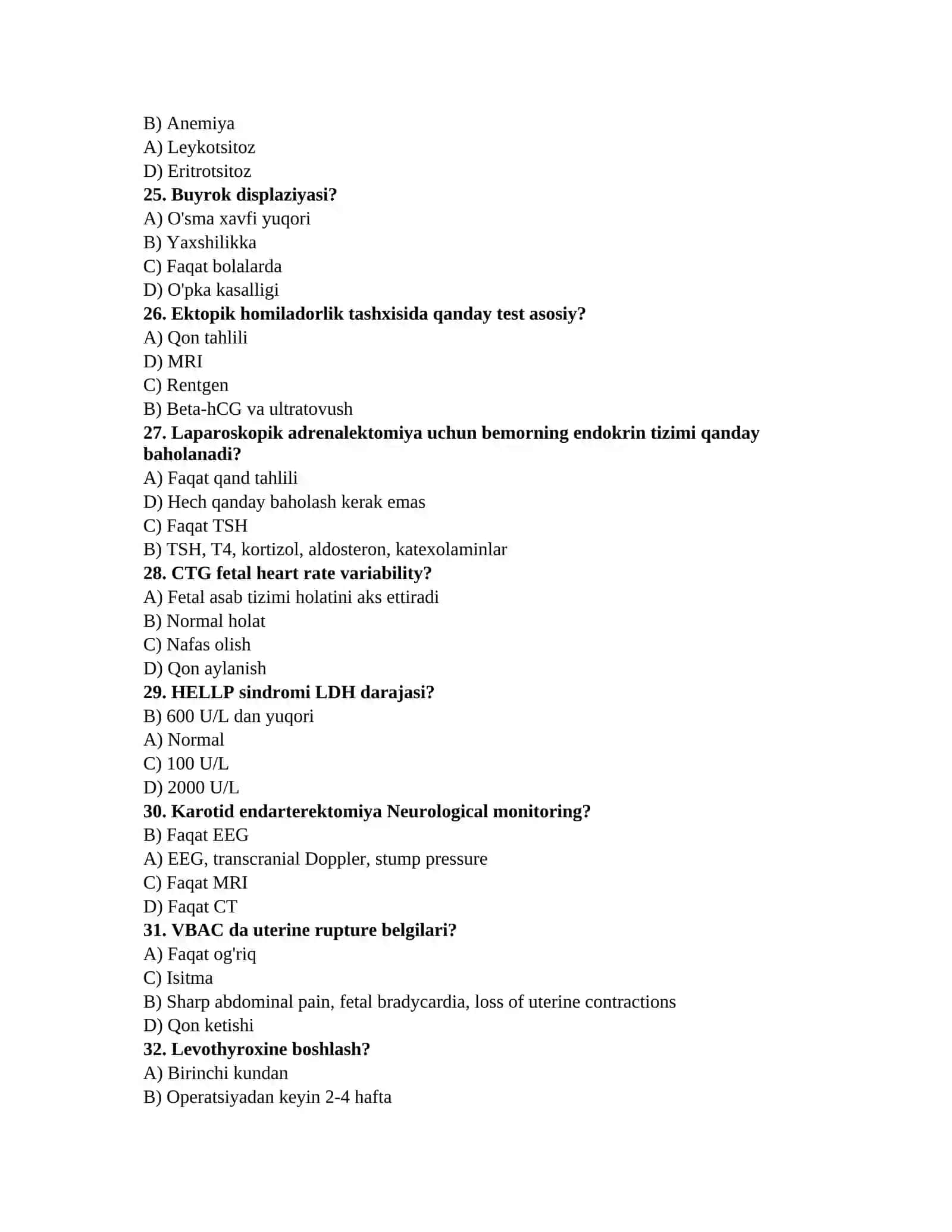 Klinik tekshiruv savollari 4
