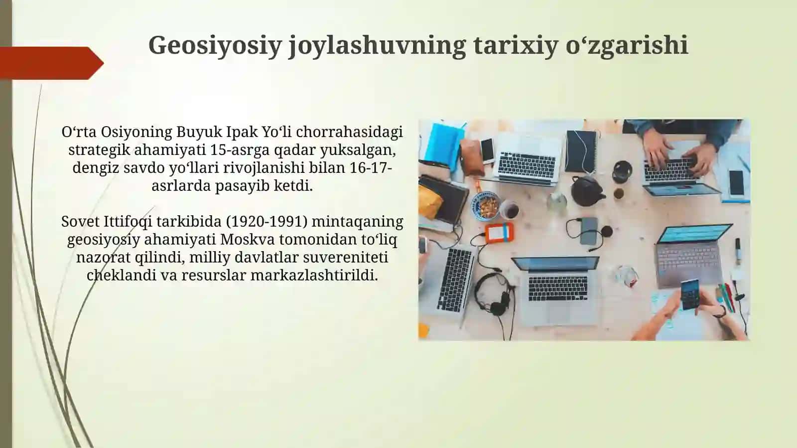 O‘rta Osiyo mintaqasining geosiyosiy va geostrategik o‘rni 4