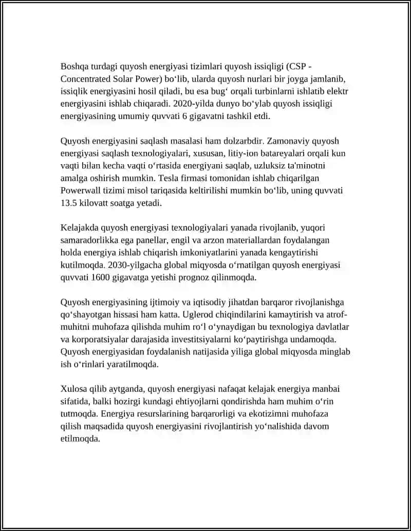 NOANʼANAVIY TIKLANUVCHAN ENERGIYA MANBALARI 4