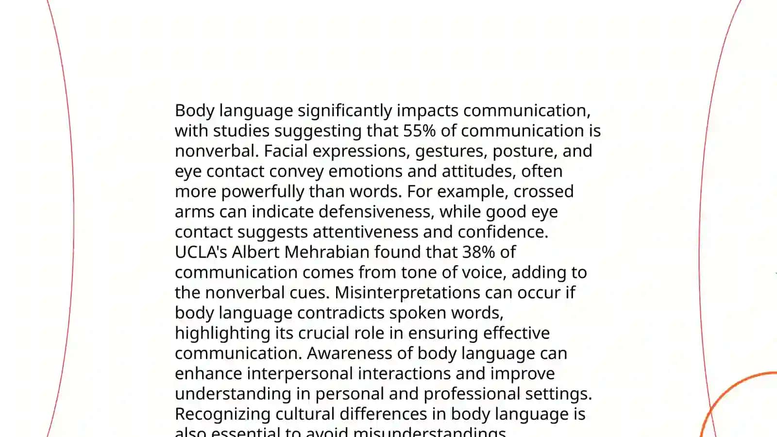 Oral communication 4