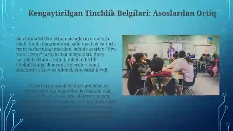 Punktuatsiya boʻlimini oʻqitishda sathlararo bogʻlanish 4