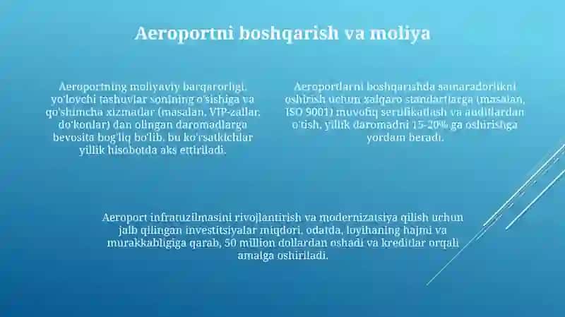 Aeroportlar haqida taqdimot 4