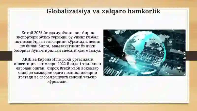 Globalizatsiya va tengsizlik 4