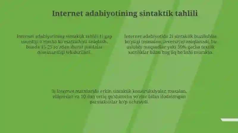 Internet manbalarining sintaktik tahlili 4