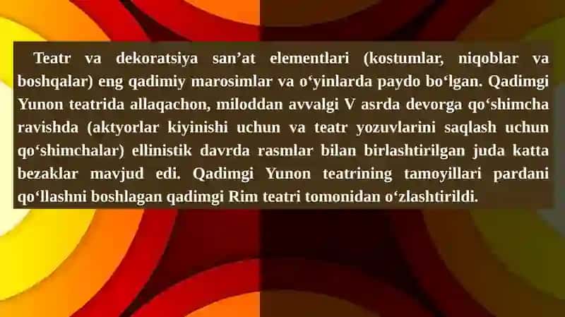 SSENOGRAFIYANING YUZAGA KELISHI 4
