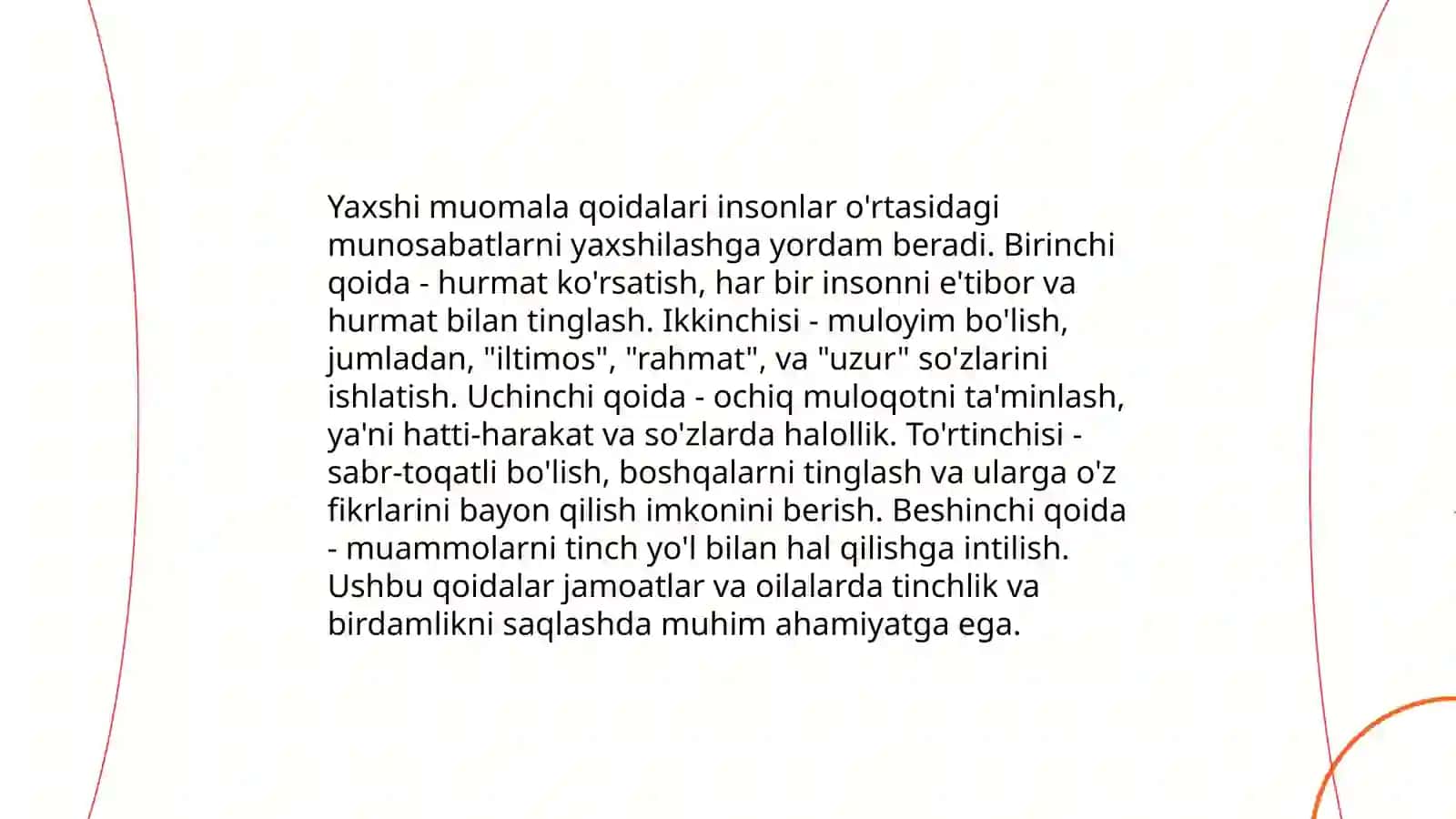 Oʻrta guruh uchun Xushmuomalalik alifbosi 4