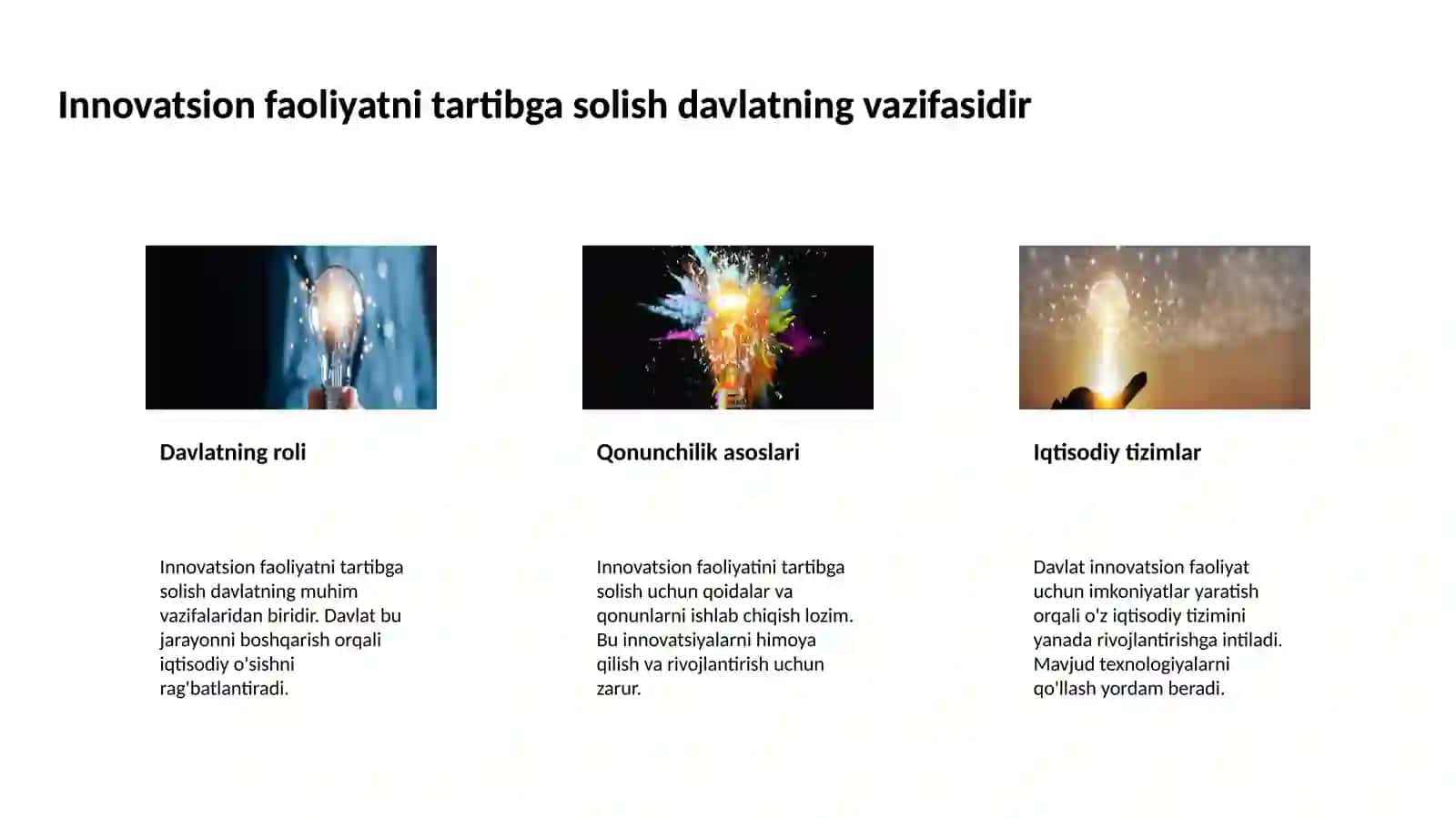 Biznesni innovatsion rivojlantirish va investitsiyalashning nazariy asoslari 4