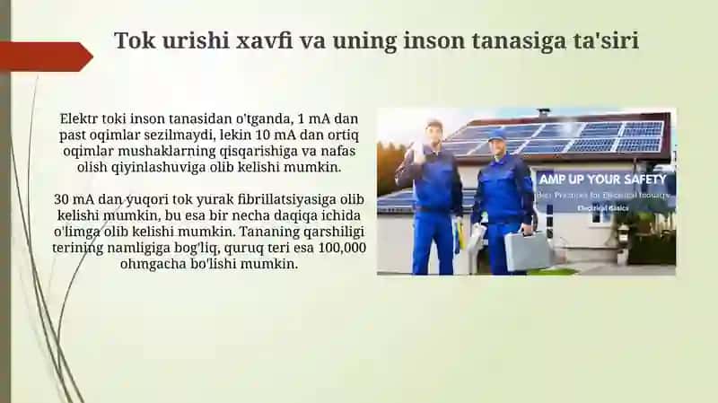 Elektr xavfsizligi asoslari 4