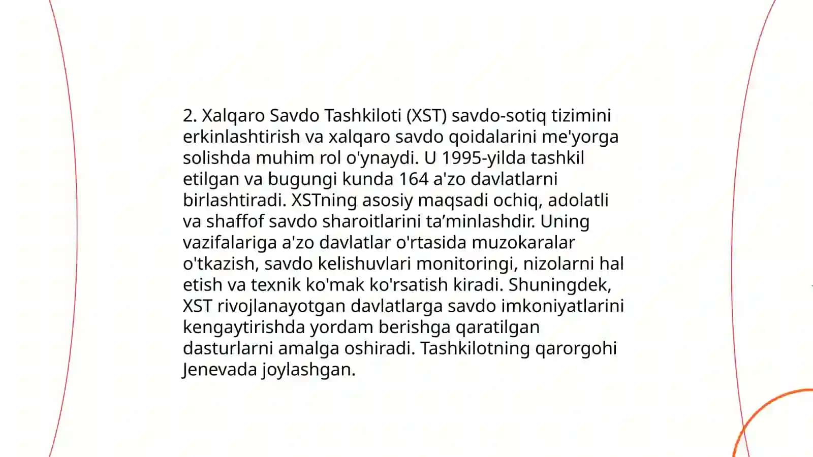 Xalqaro Savdo Tashkiloti 4