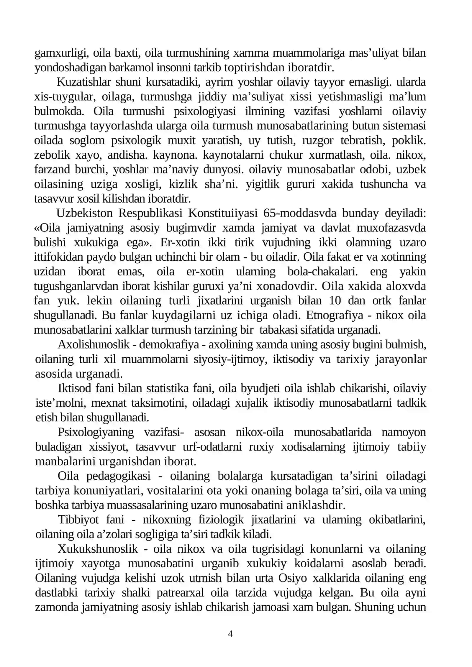 OILA PSIXOLOGIYASI 4