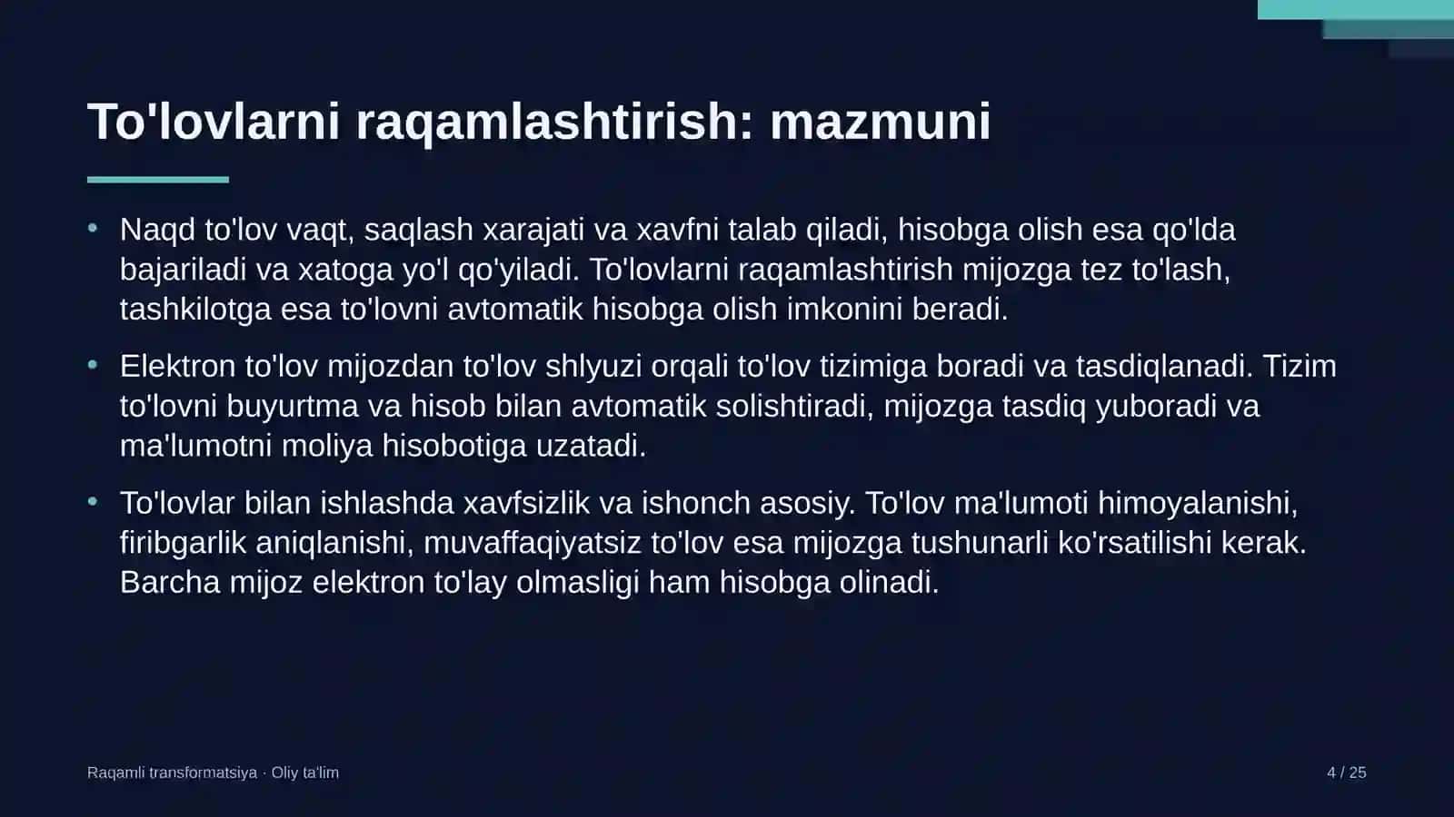 Kriptoaktivlar bozorida to'lovlarni raqamlashtirish 4