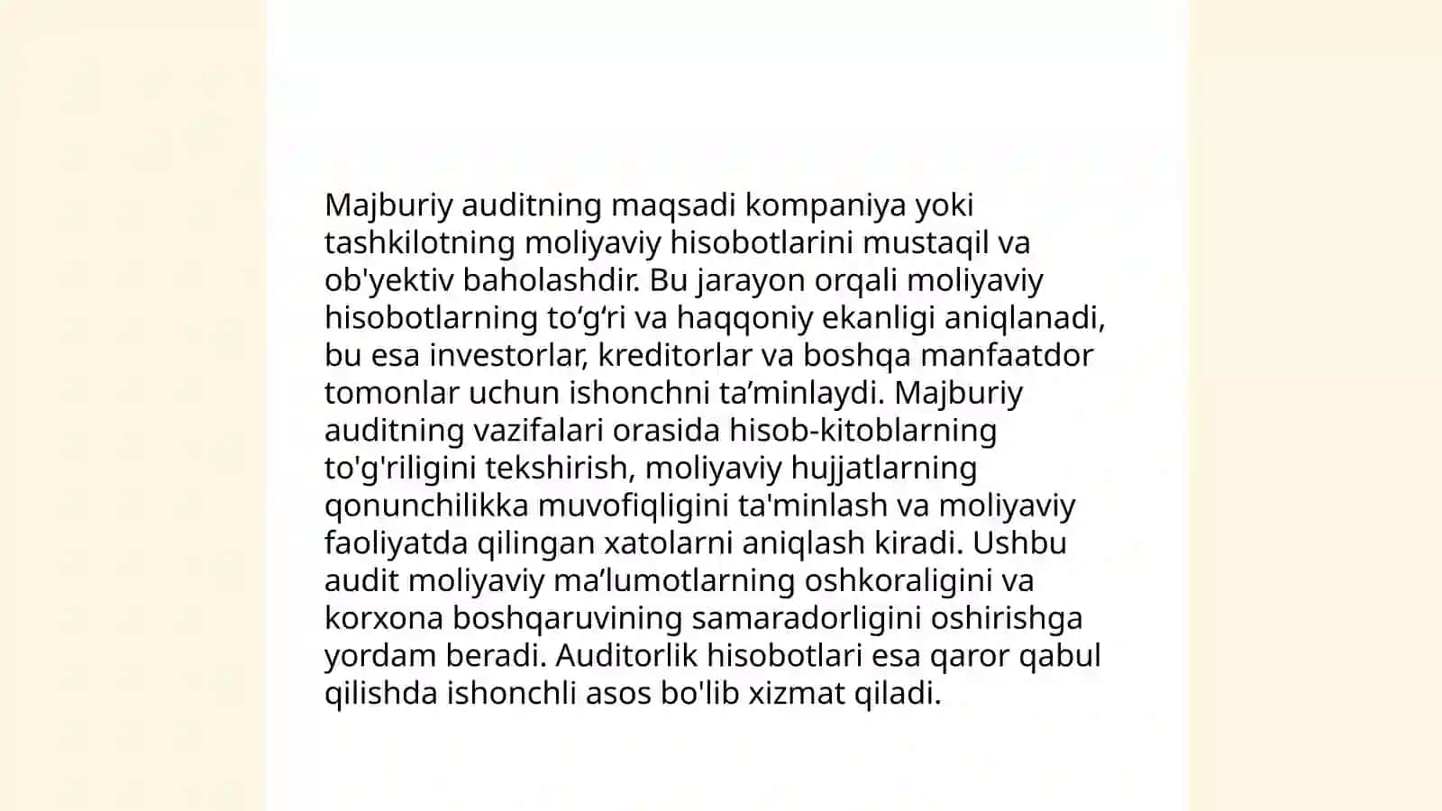 Majburiy audit va tartibga solishi 4