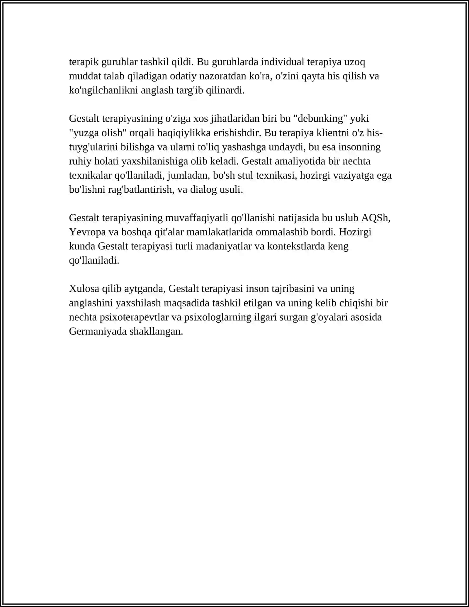 GESHTALT TERAPIYASI 4