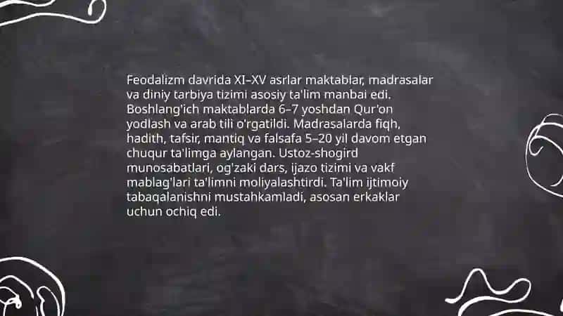 Ta'lim Tarbiya va Maorif Tahliliy Taqdimot 4