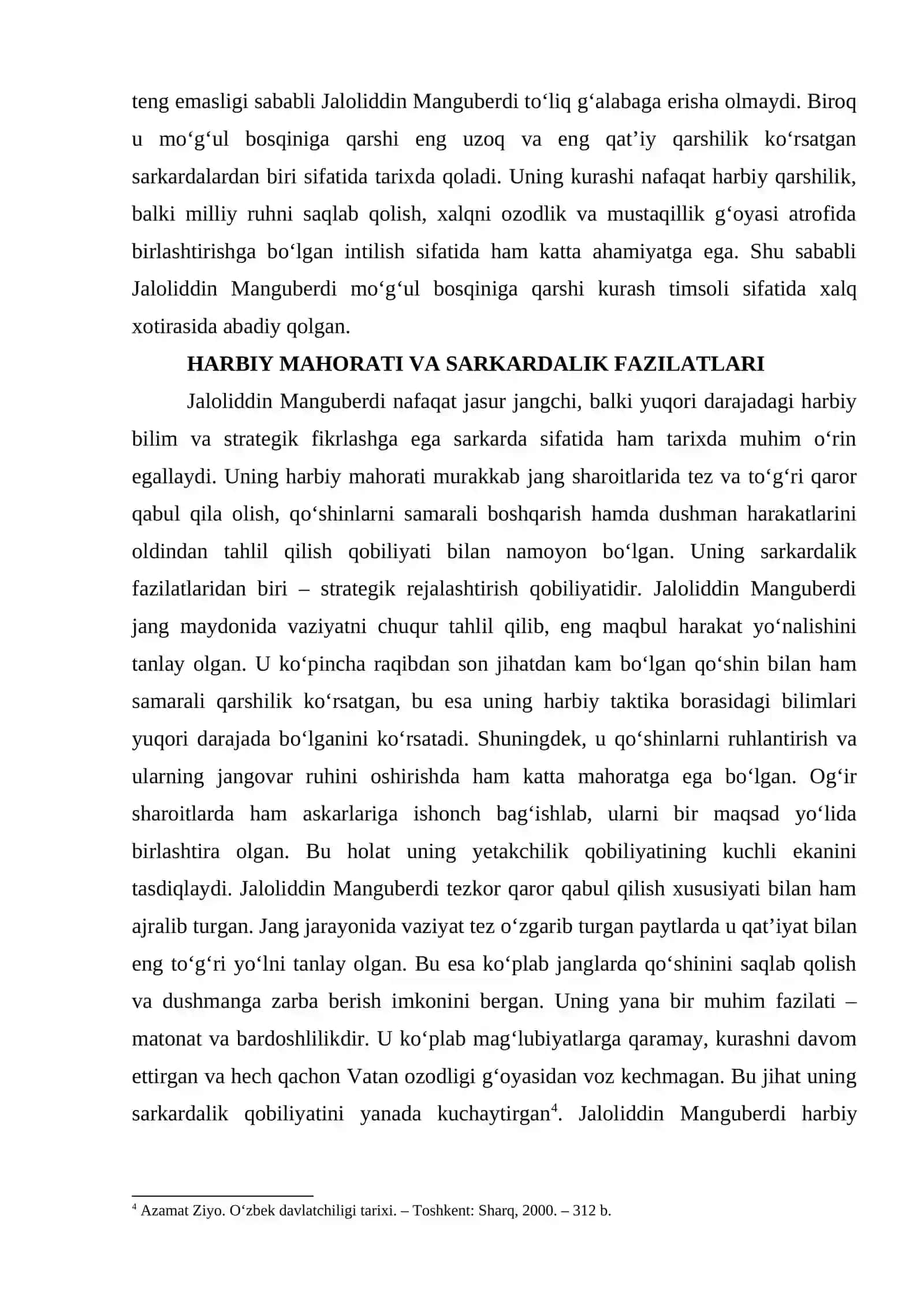 JALOLIDDIN MANGUBERDI - VATAN HIMOYACHISI 4