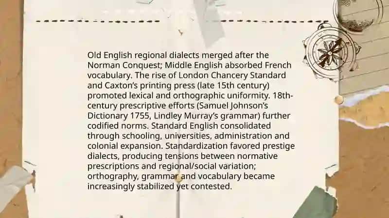 Issues of Normativity and Variation in the English Language 4