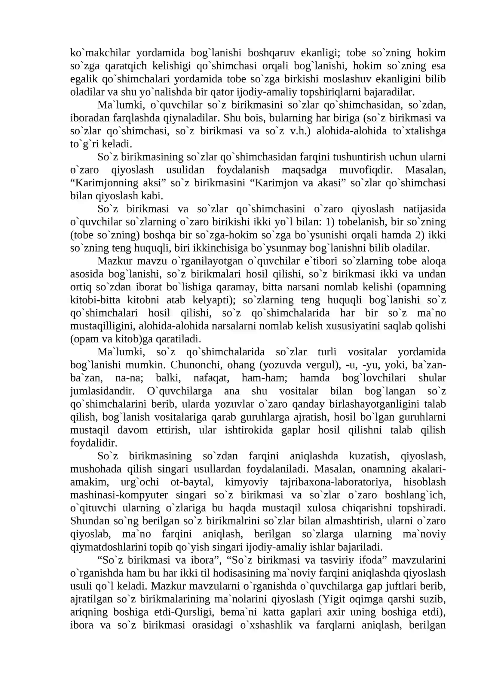 SINTAKSIS BO‘LIMINI O‘QITISH METODIKASI 4