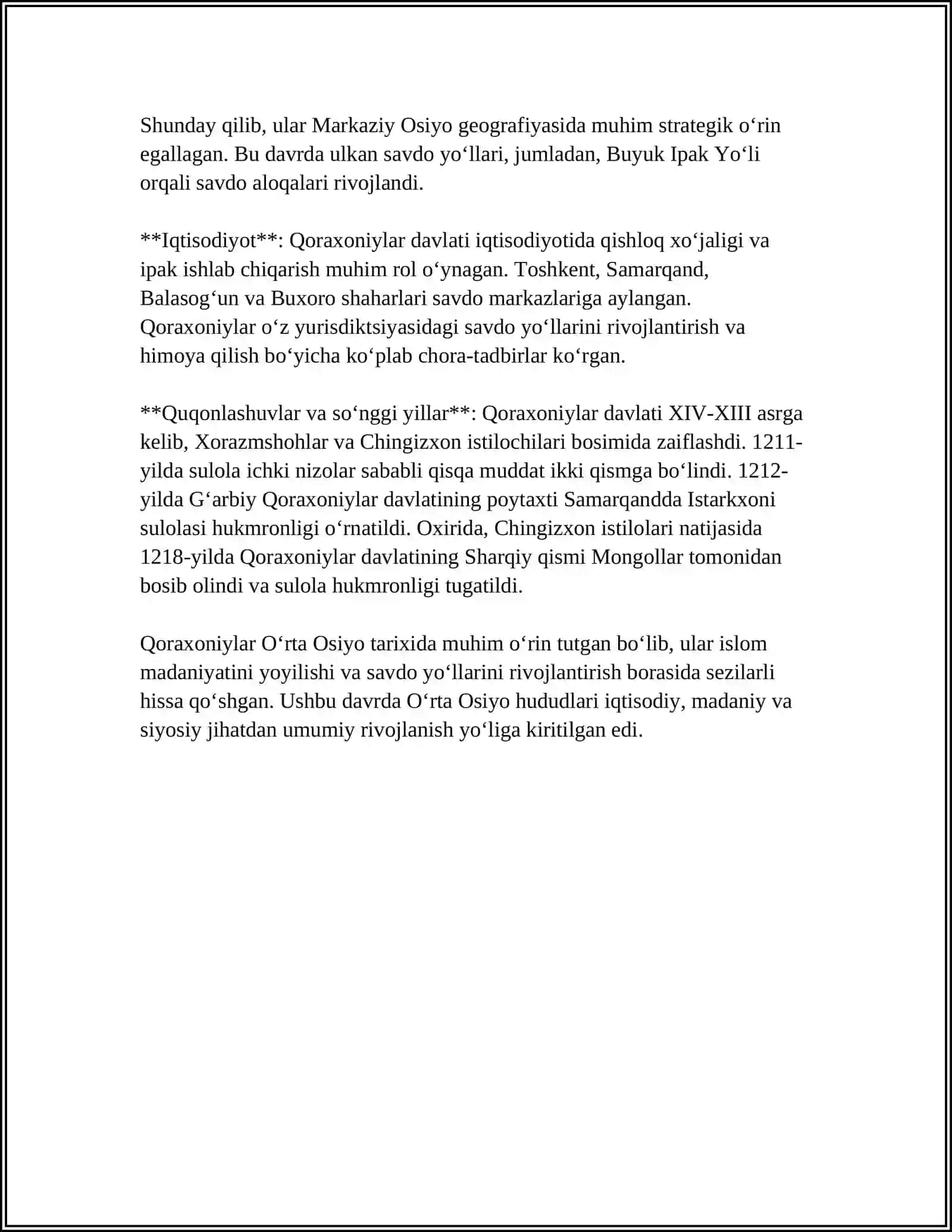 Qoraxoniylar va Uyg'ur Iduki Davlati 4