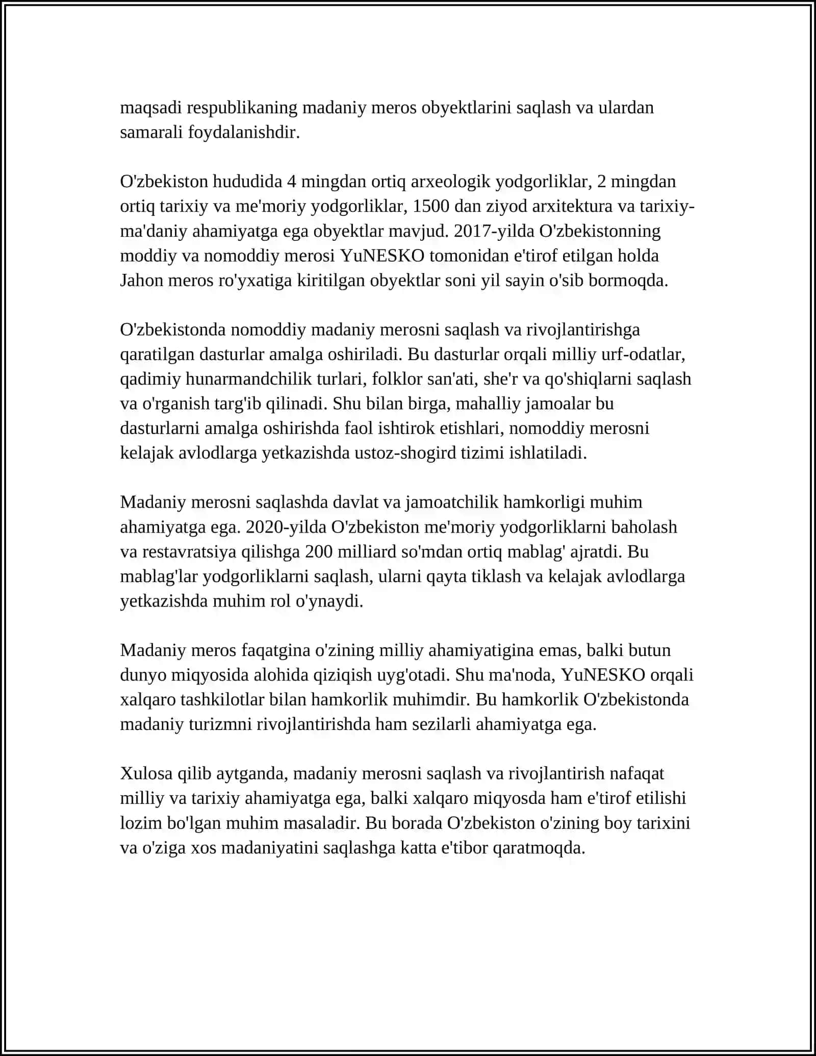 MADANIY MEROS OBYEKTLARI DAVLAT KADASTRI 4