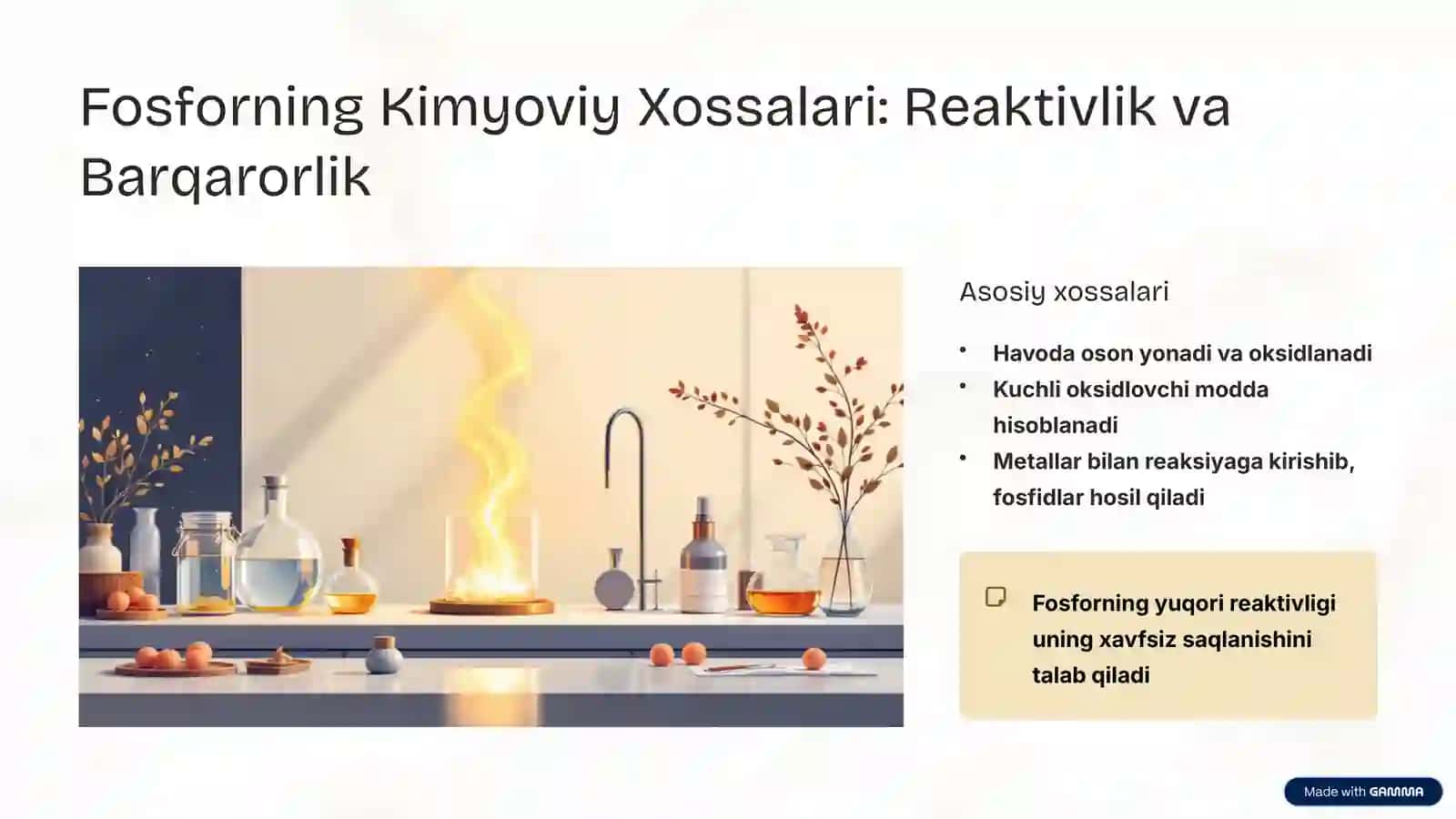 Kimyo fani fosfor mavzusida taqtimot 4