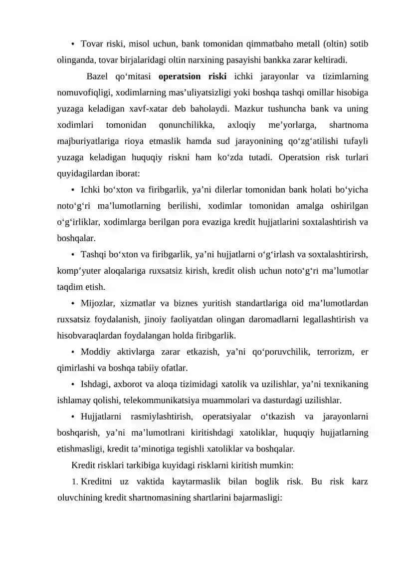 Kredit risklarni baholash 4