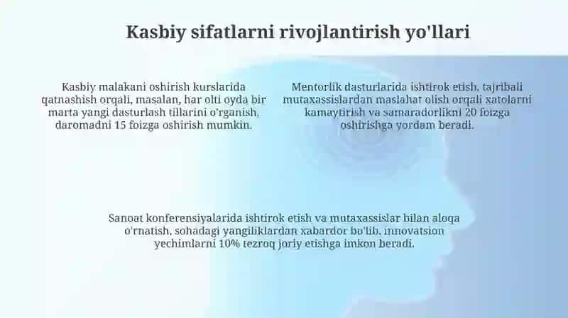 Professional va shaxsiy sifat kompotentlari 4